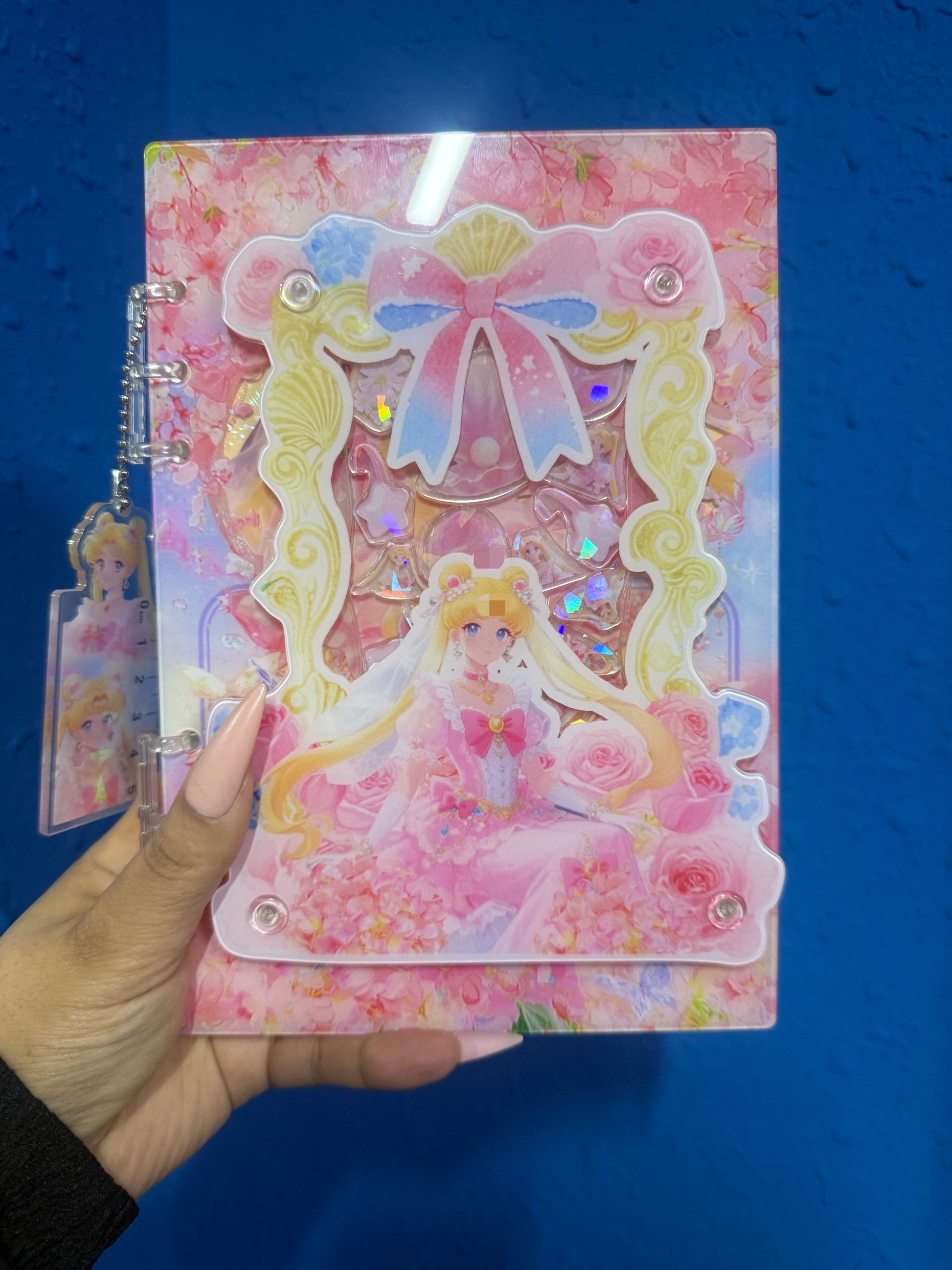 sailor moon collection shaker notebook