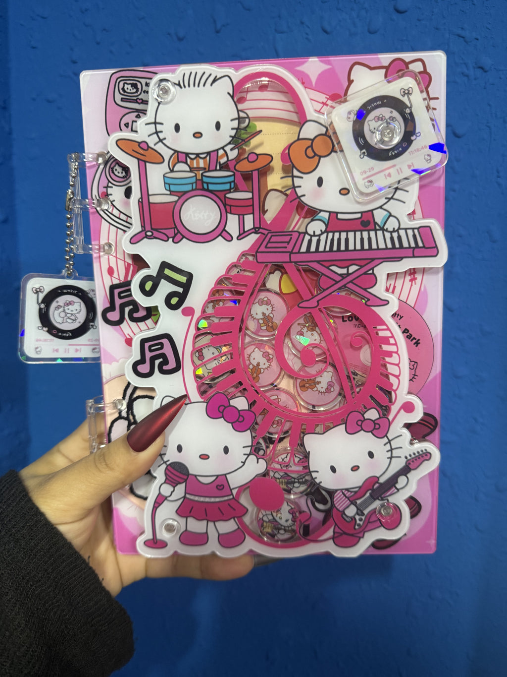 hello kitty collection shaker notebook