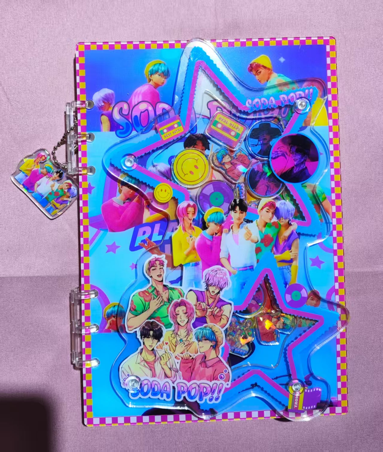 Saja boys 3D shaker notebook